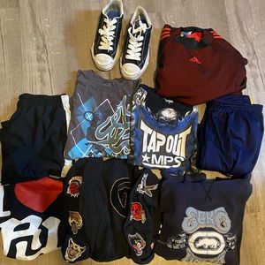 Y2K VINTAGE EVISU ED HARDY 2000s Bundle Lot